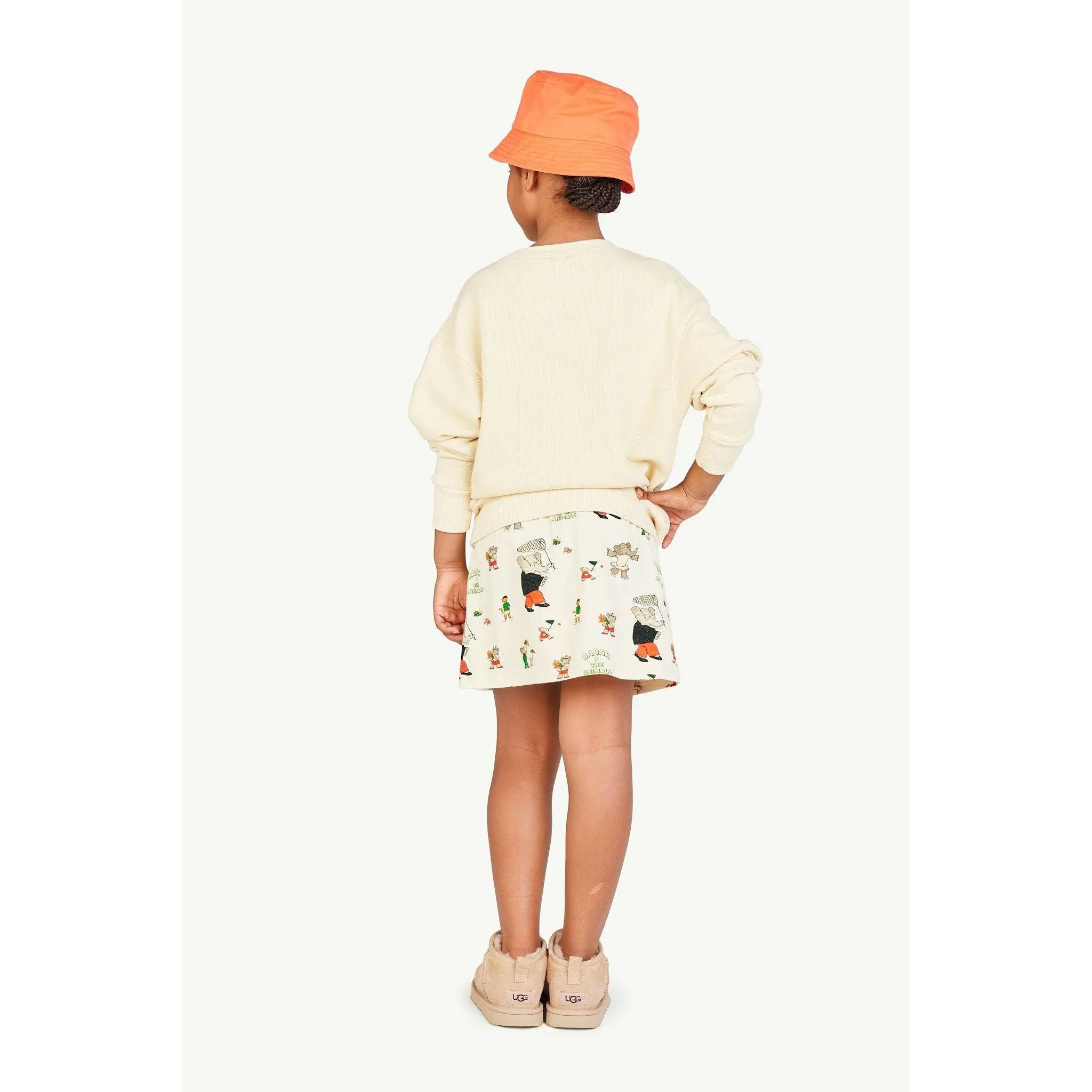 Babar Wombat Kids Skirt - Elephants Butterfly