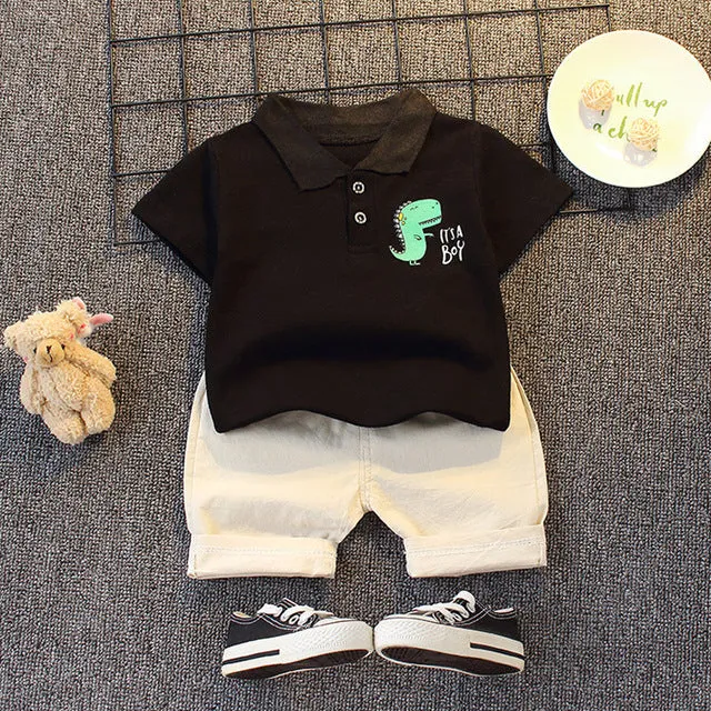 Baby Boys Girls Clothes Clothing Sets Kids Children Boy T-shirts   Pants Suits Summer Toddler
