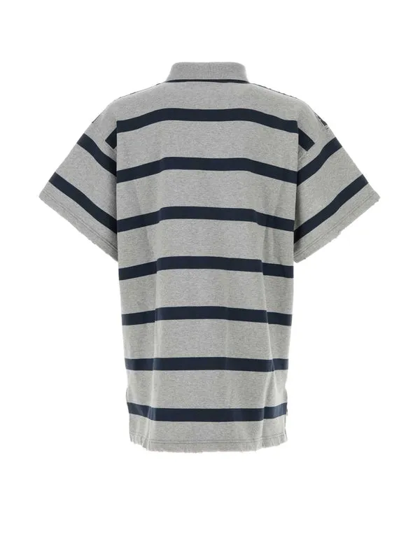 Balenciaga Grey Polo Shirts