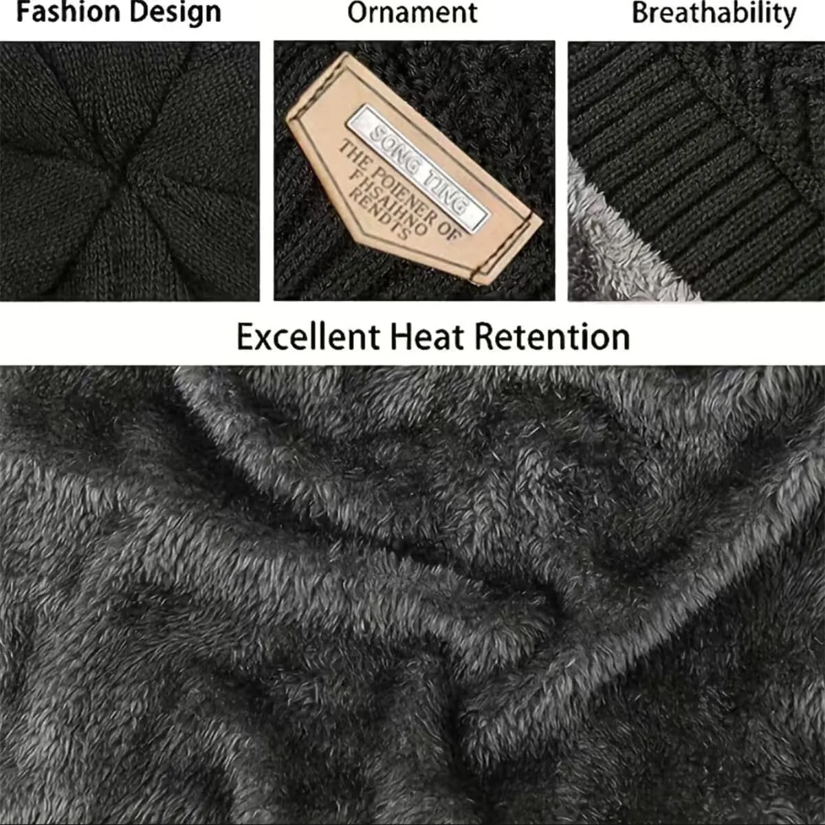 BananaHome 3 Pieces kids Winter Beanie Hat Scarf and Gloves Set for Boys Girls,Snow Knit Skull Cap, Knit Slouchy Beanie Cap&Neck Warmer Set with Warm Thick Lined Screen