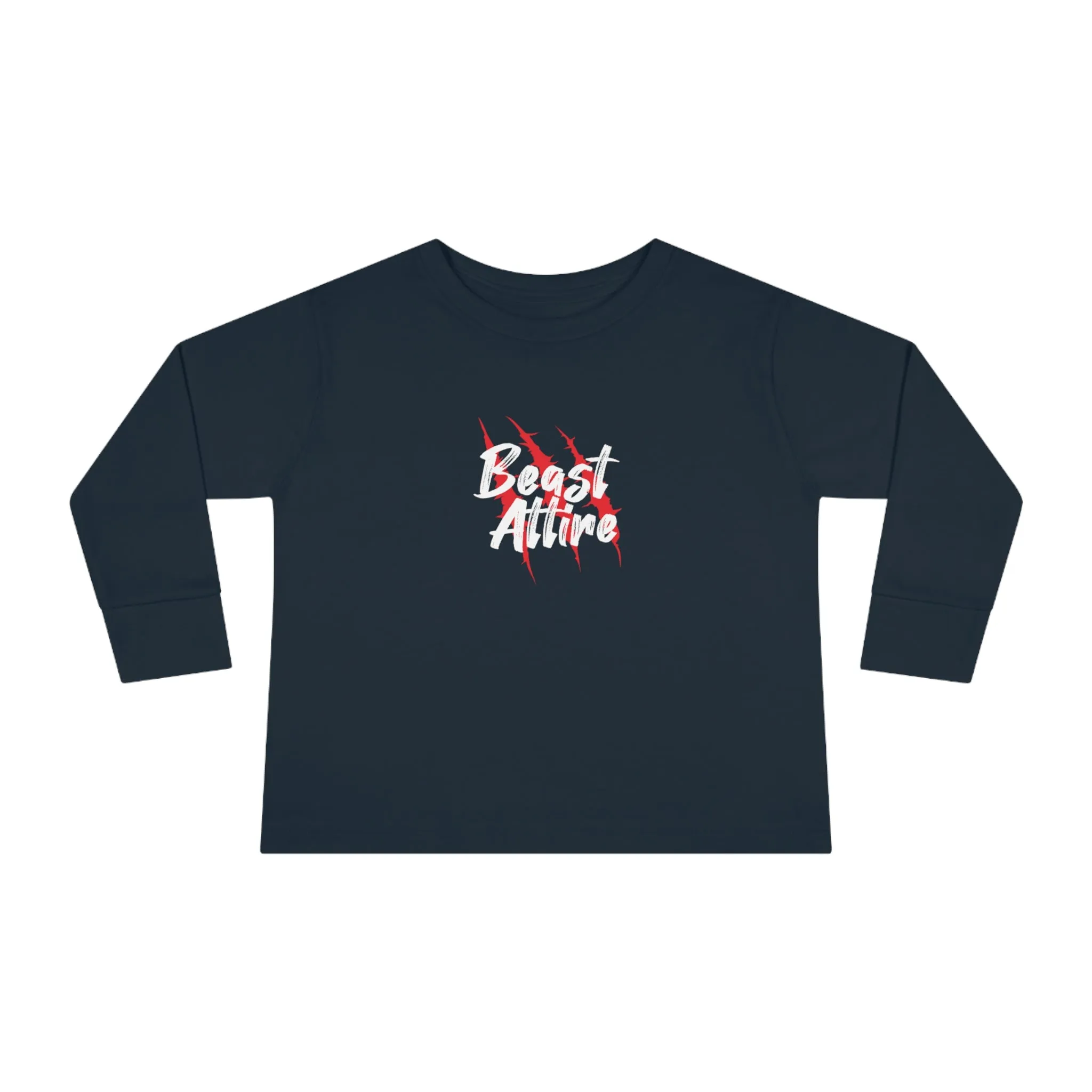 Beast Attire Toddler Long Sleeve Dark Tee