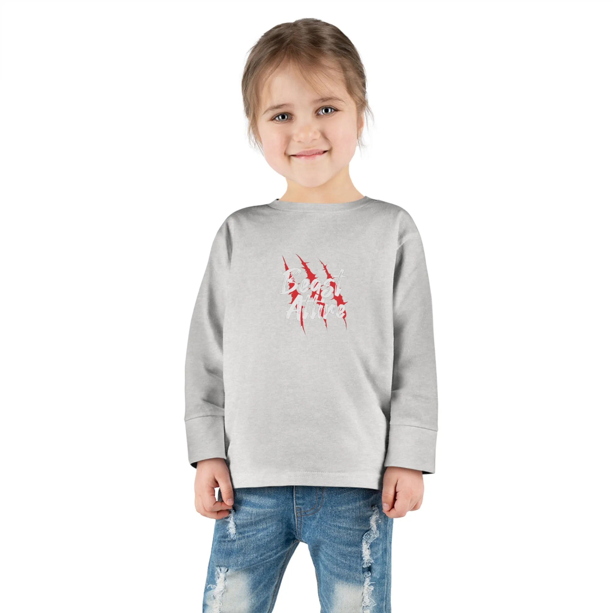 Beast Attire Toddler Long Sleeve Dark Tee