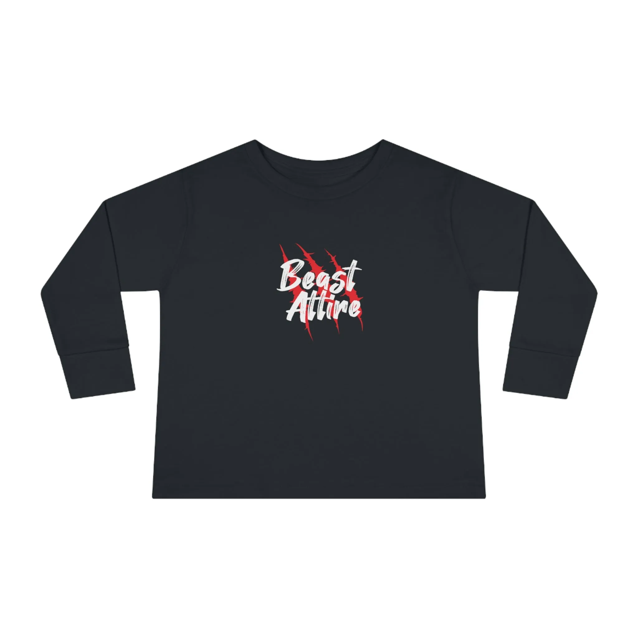 Beast Attire Toddler Long Sleeve Dark Tee