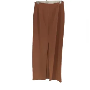 Beige botany high waisted maxi pencil skirt