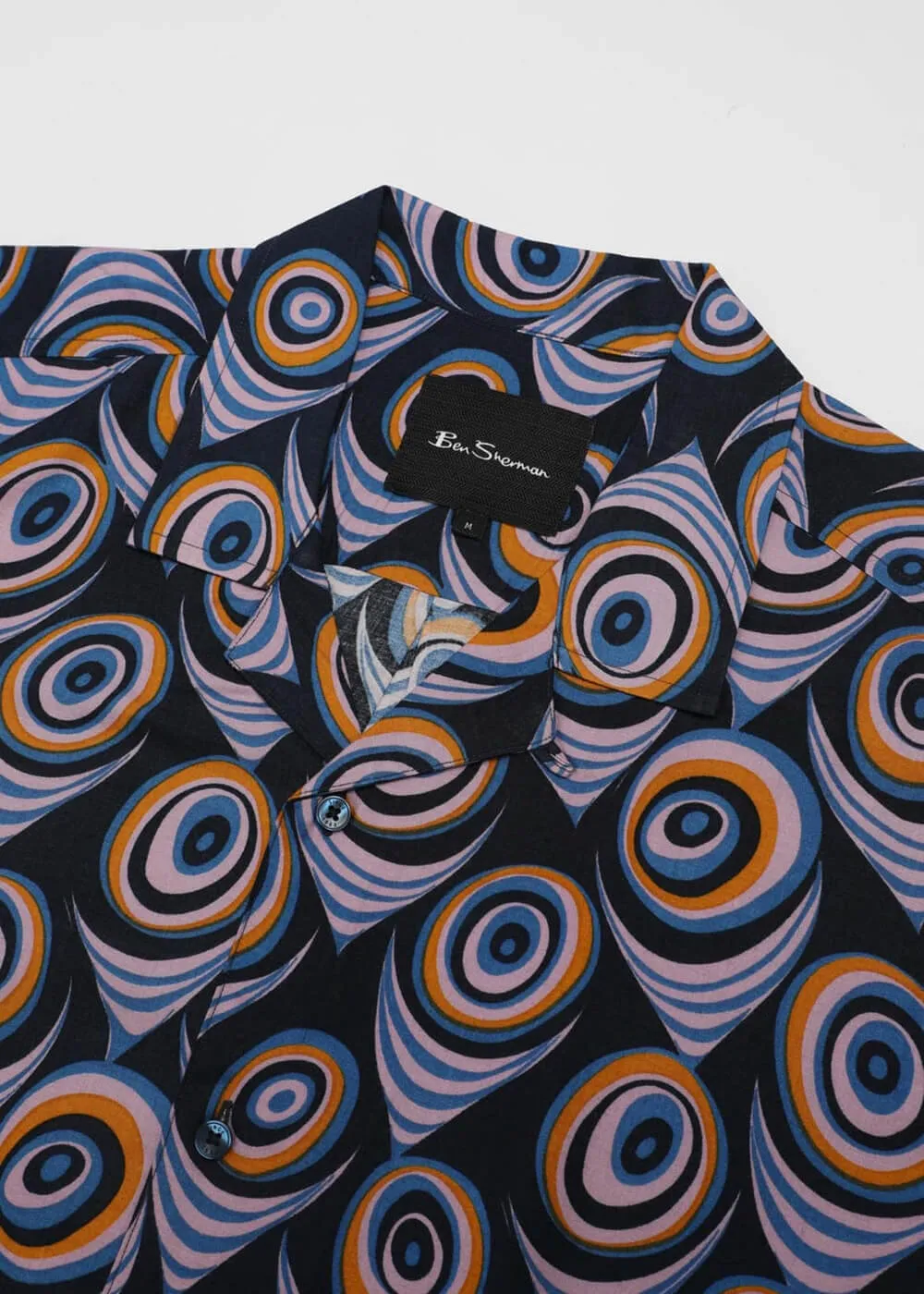 Ben Sherman Psychadelic Shirt in Violet