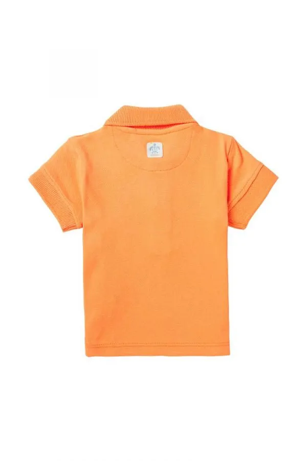 Berryville Short Sleeve Polo-Tangerine