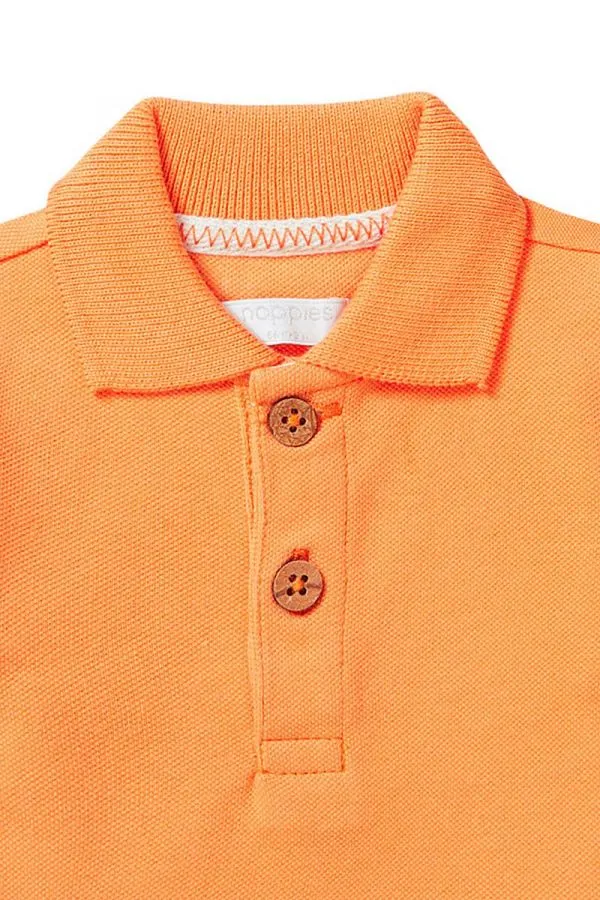 Berryville Short Sleeve Polo-Tangerine