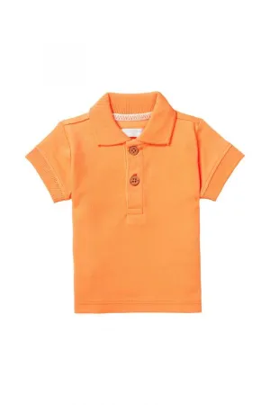 Berryville Short Sleeve Polo-Tangerine