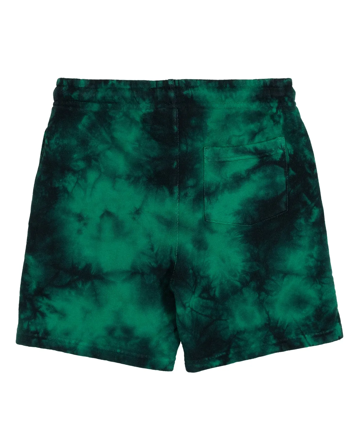 Beware Dot Tie Dye Track Short |Green