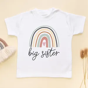 Big Sister Rainbow Toddler & Kids T Shirt