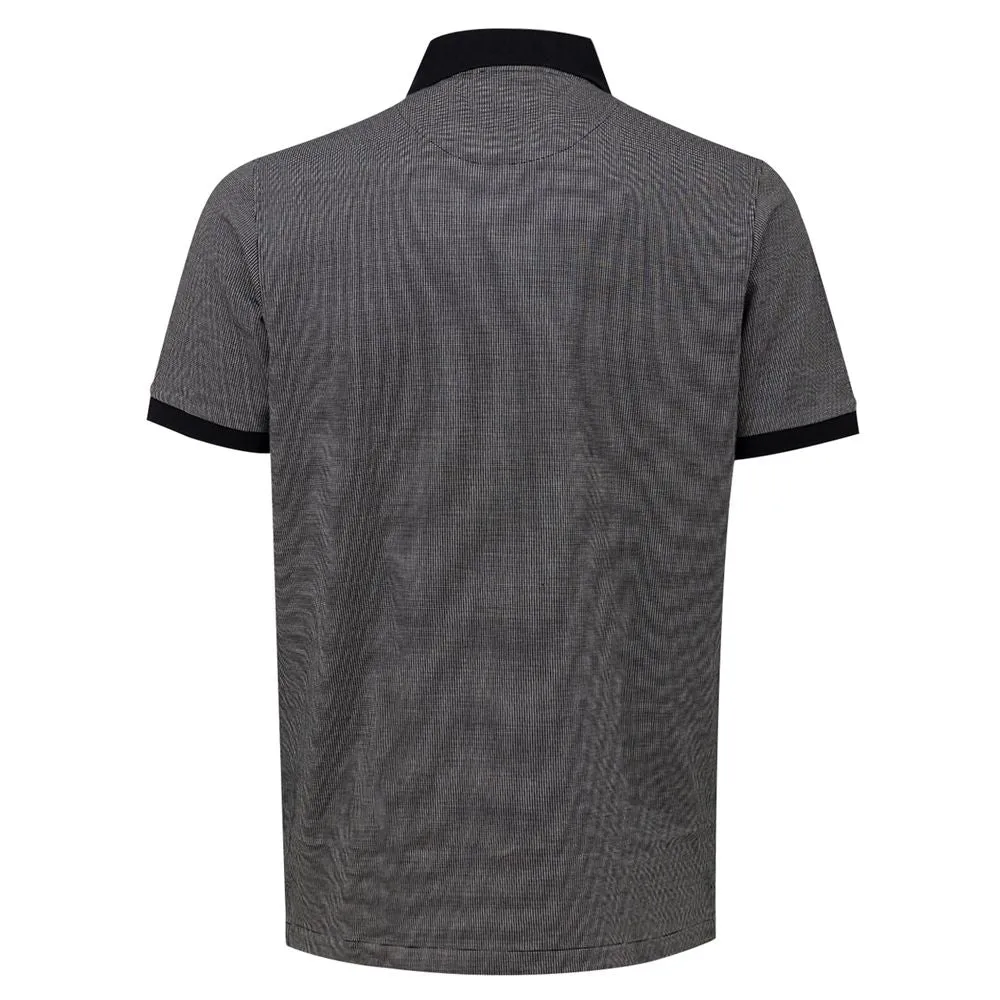 Black Cotton Polo Shirt