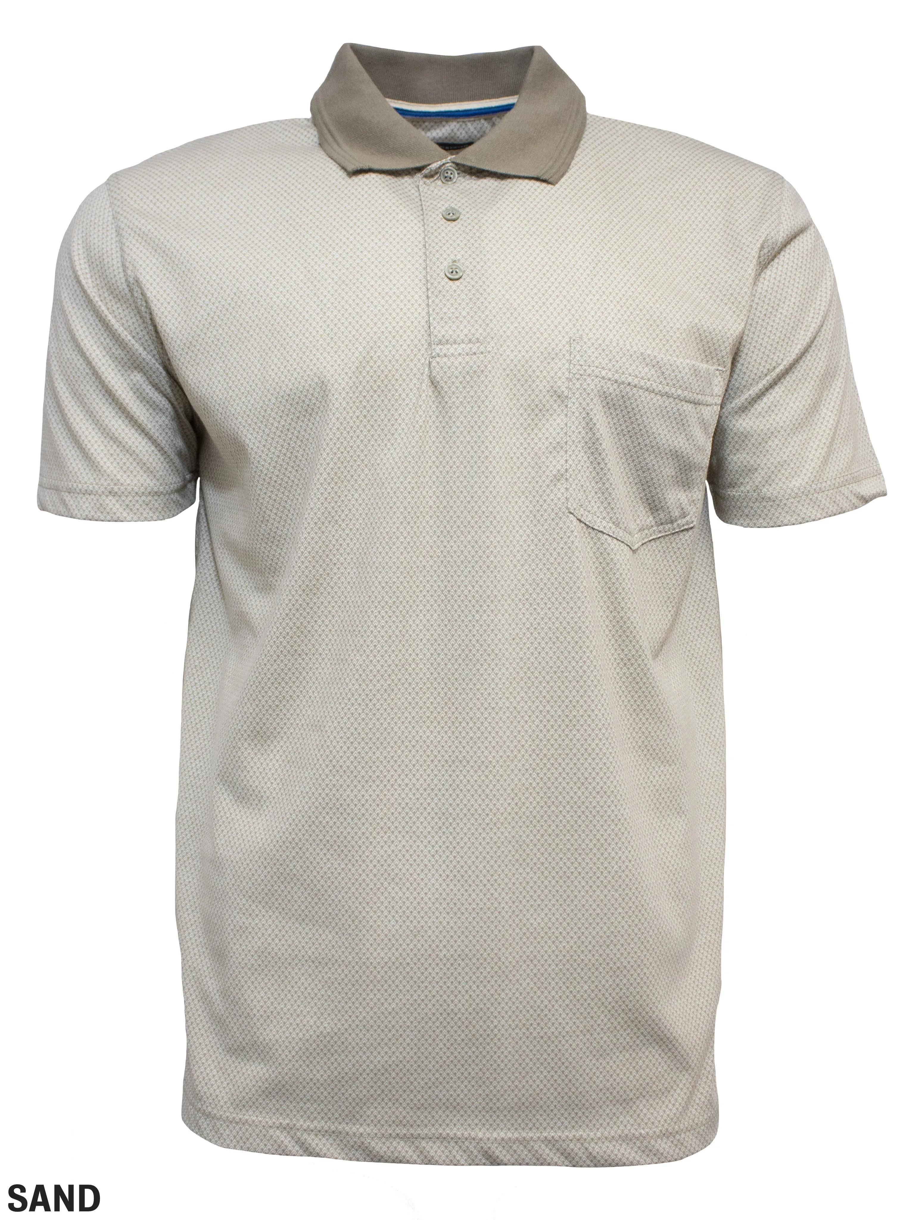 Blue Horizon Poly Cotton Polo