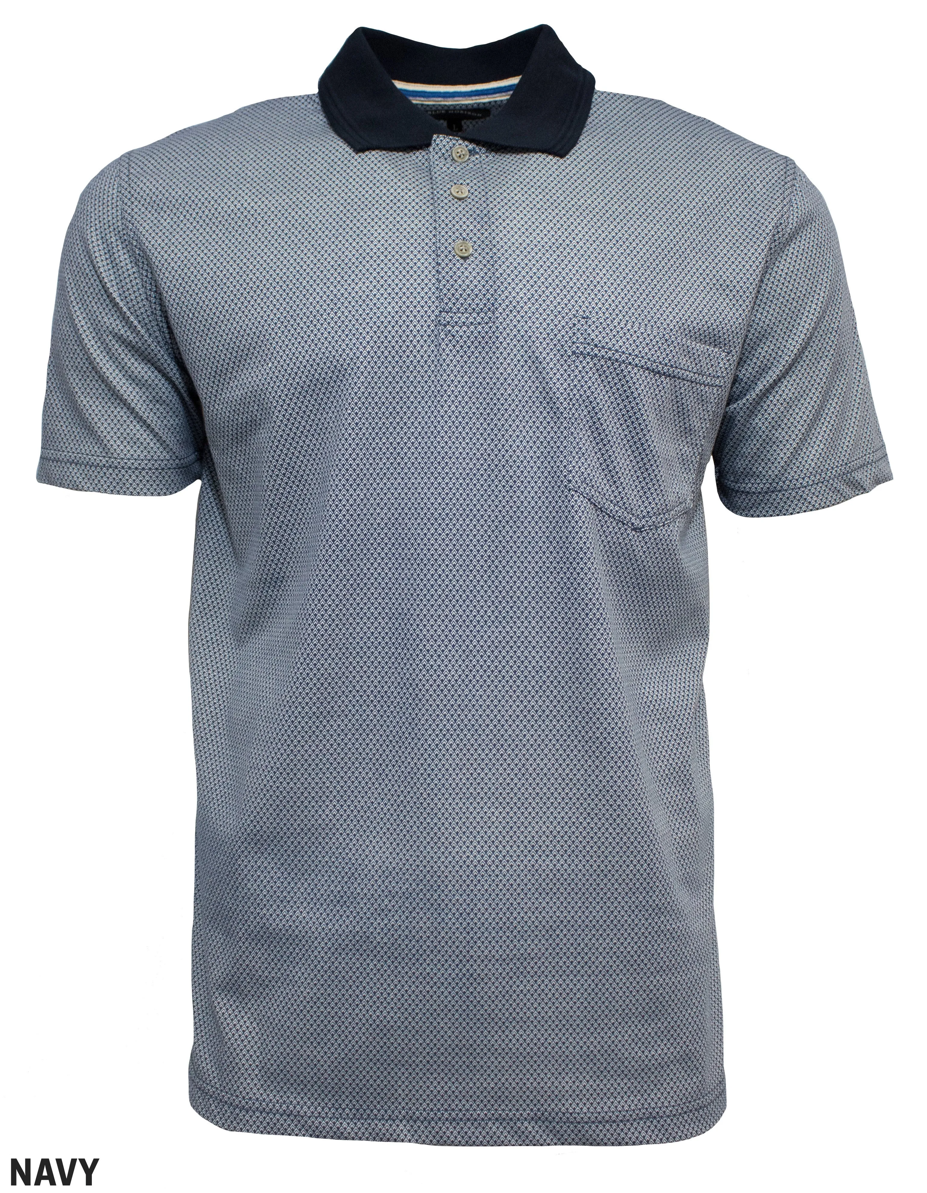 Blue Horizon Poly Cotton Polo