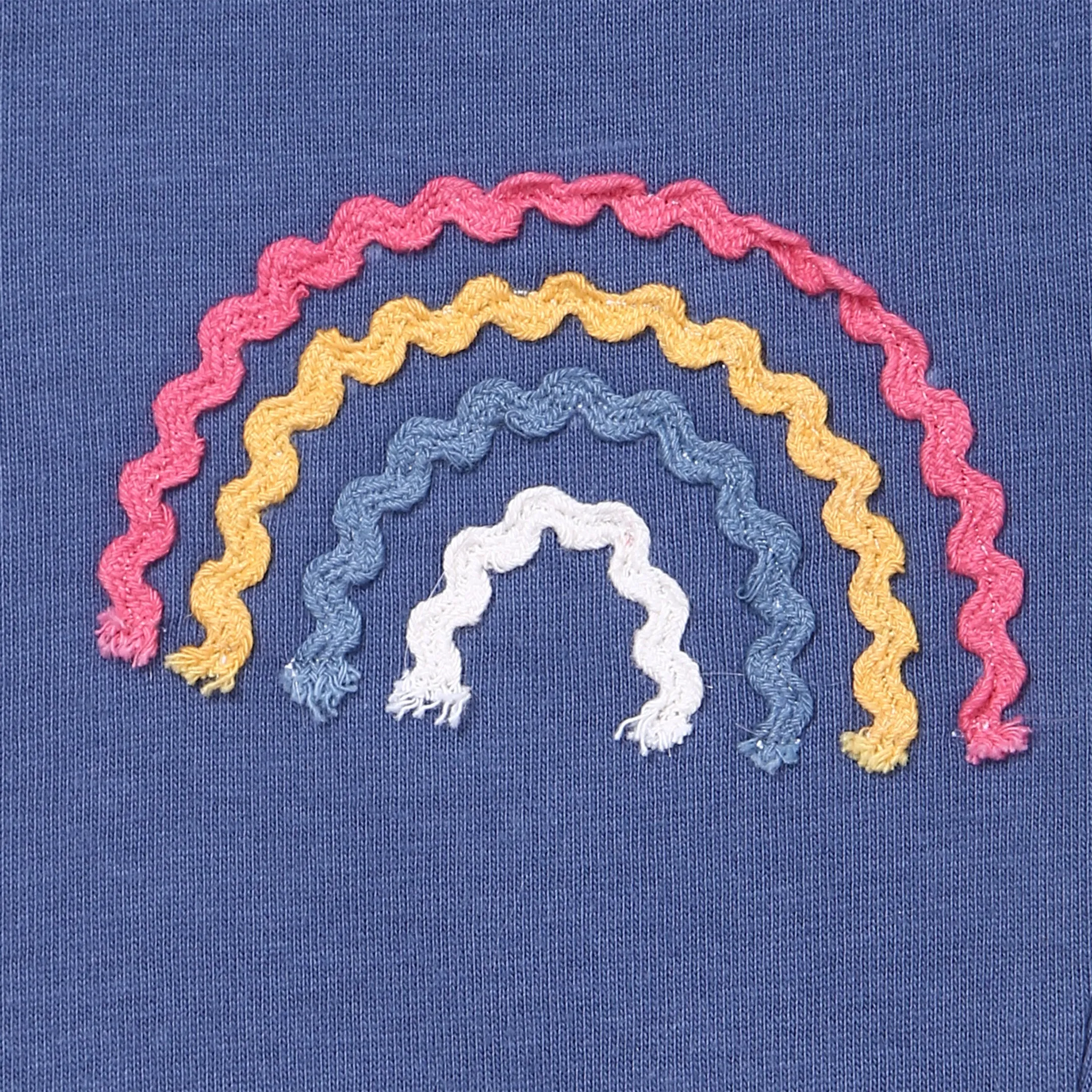 Blue Rainbow Applique Leggings