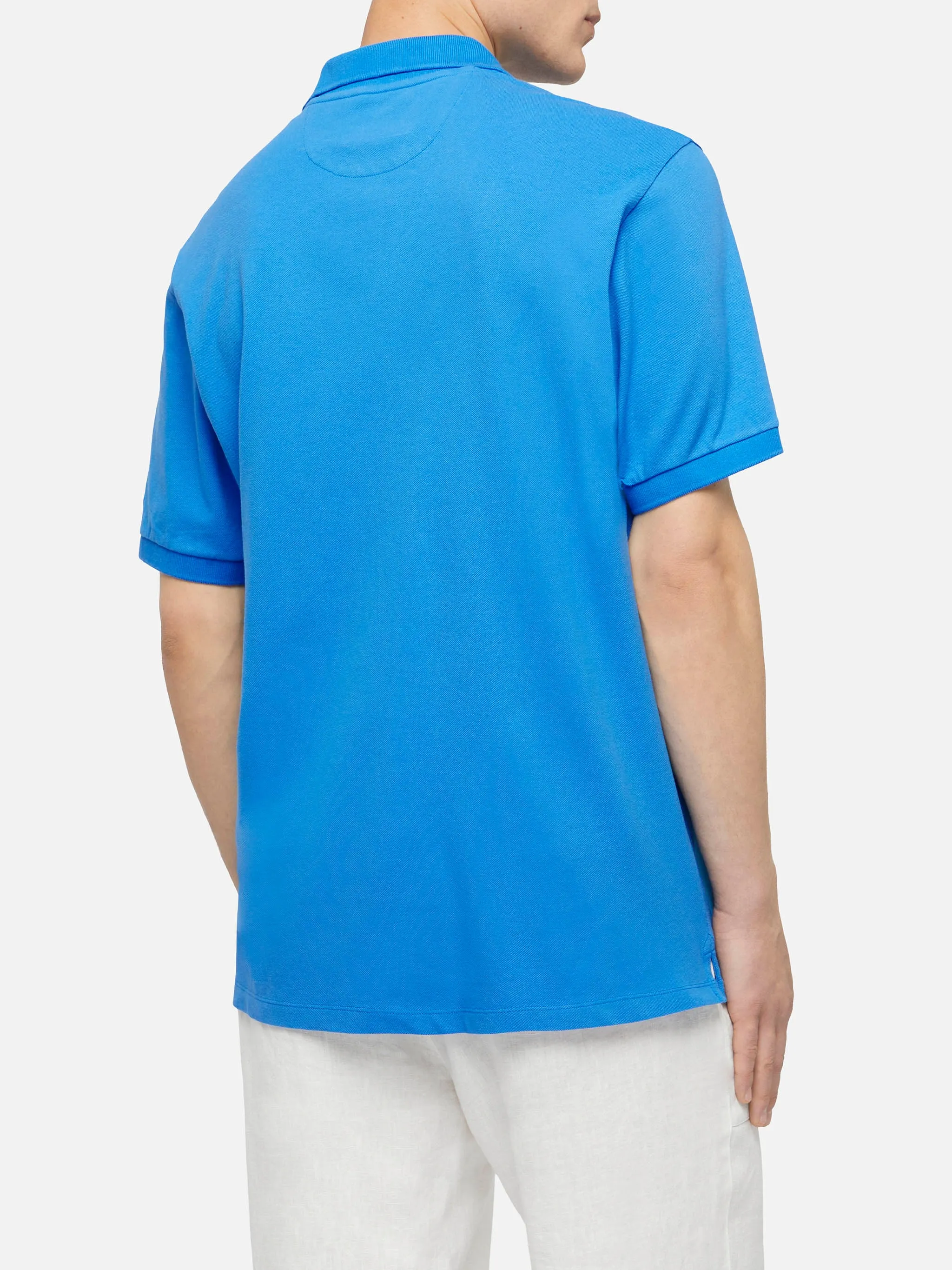 Bluette cotton piquet buttonless polo shirt Charles