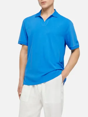 Bluette cotton piquet buttonless polo shirt Charles