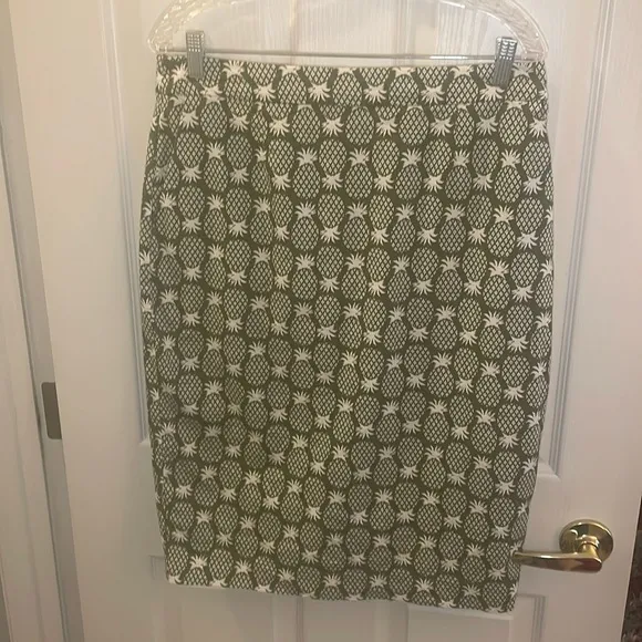 BODEN | Gabriella pineapple pencil skirt, (lined) size 14L - EUC