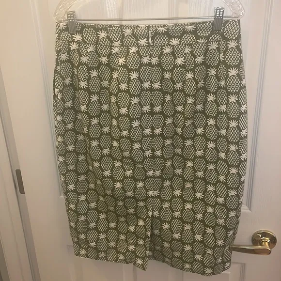 BODEN | Gabriella pineapple pencil skirt, (lined) size 14L - EUC