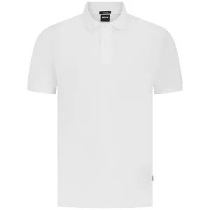 BOSS PARLAY 406 MERCERISED COTTON POLO SHIRT