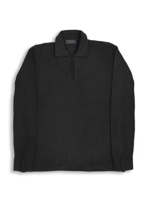 Bouclé Polo Black