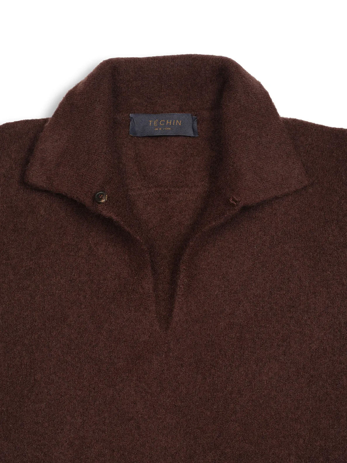 Bouclé Polo Sepia