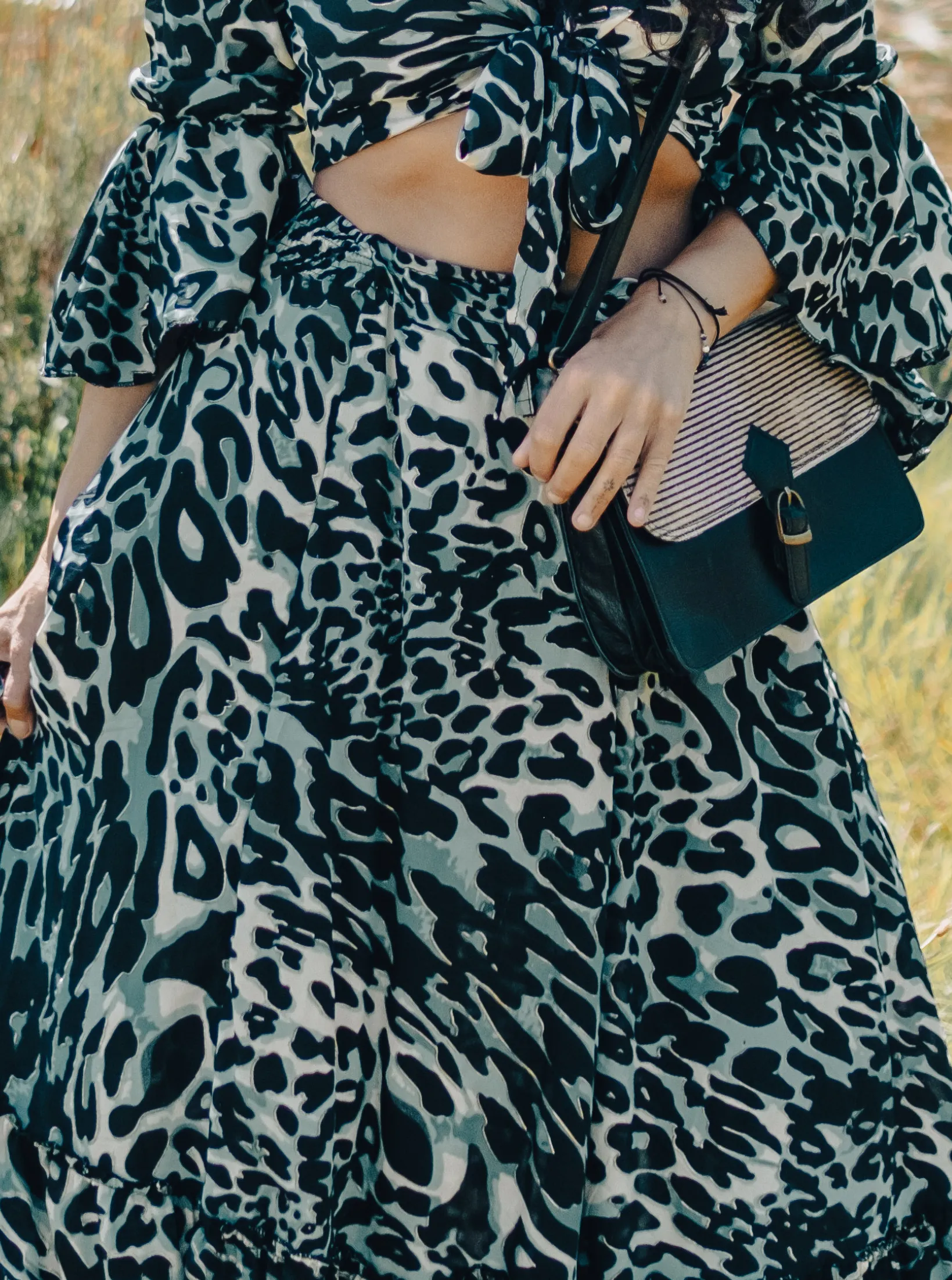 BOUJEE Maxi skirt - Leopard