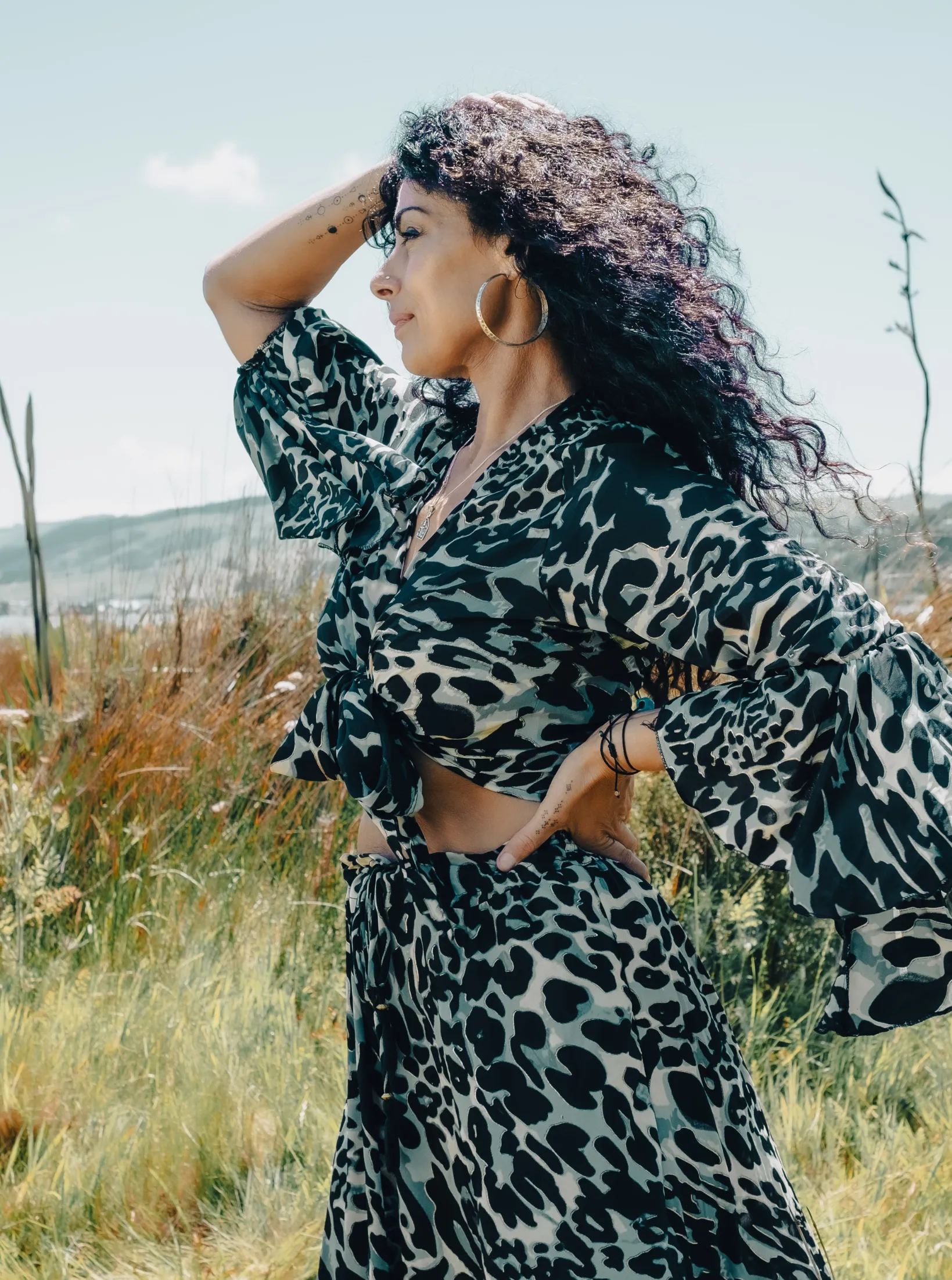 BOUJEE Maxi skirt - Leopard