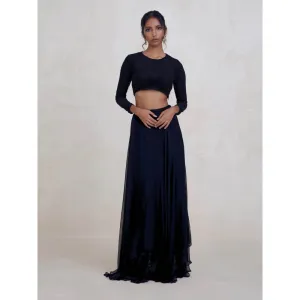 Bouji Cloud Skirt Black
