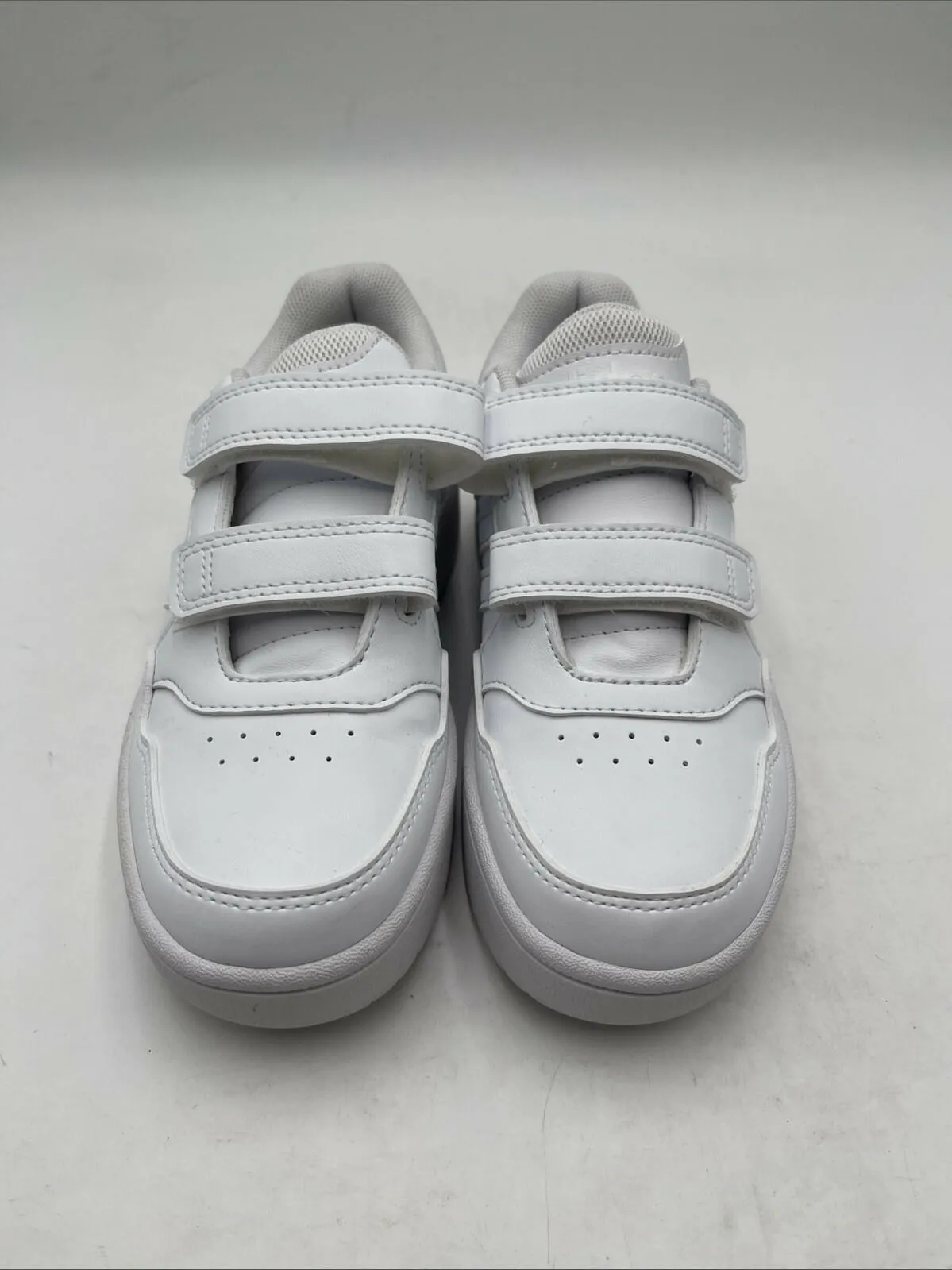 Boy adidas Hoops 3.0 Bold Sneakers White Size 13.5K - Very Good