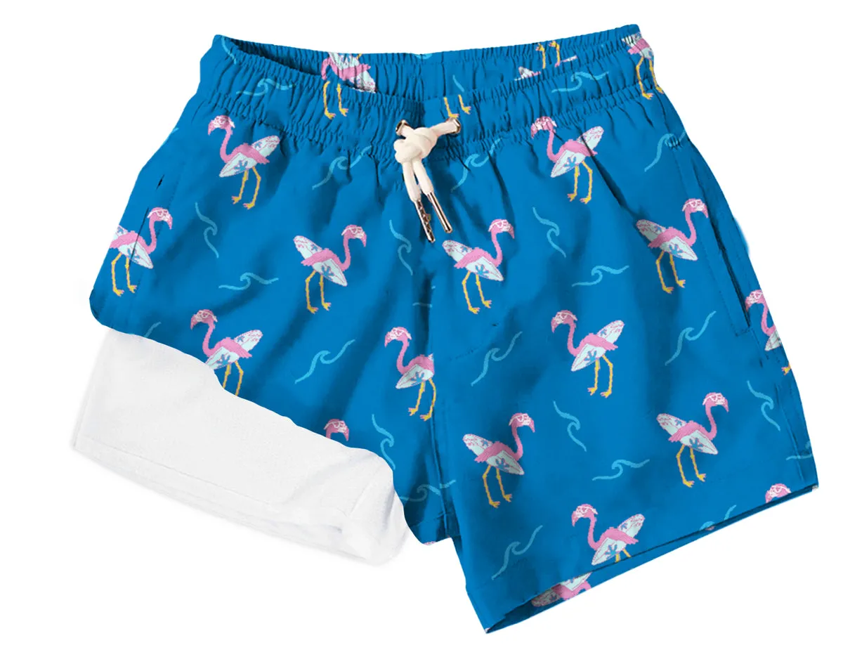 Boys Lined Bermies Swim Trunks