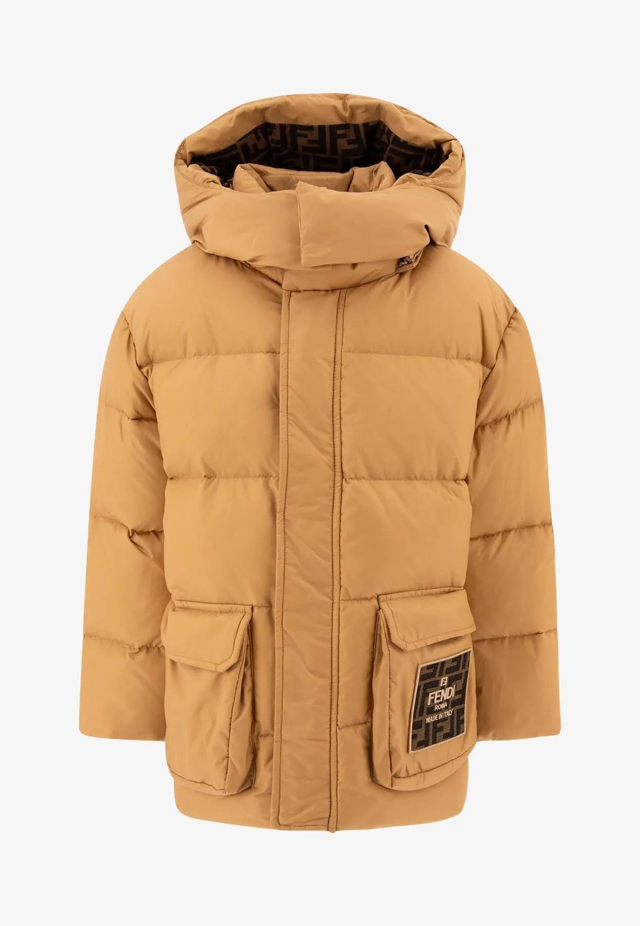 Boys Logo Patch Down Jacket