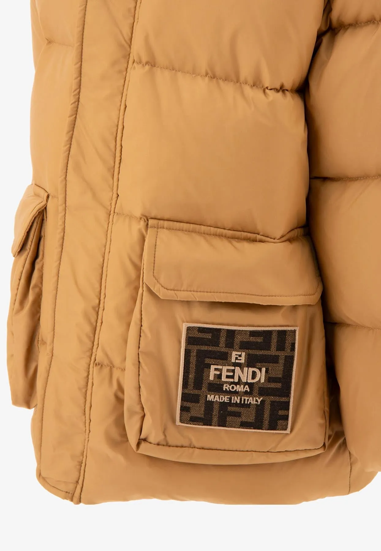 Boys Logo Patch Down Jacket