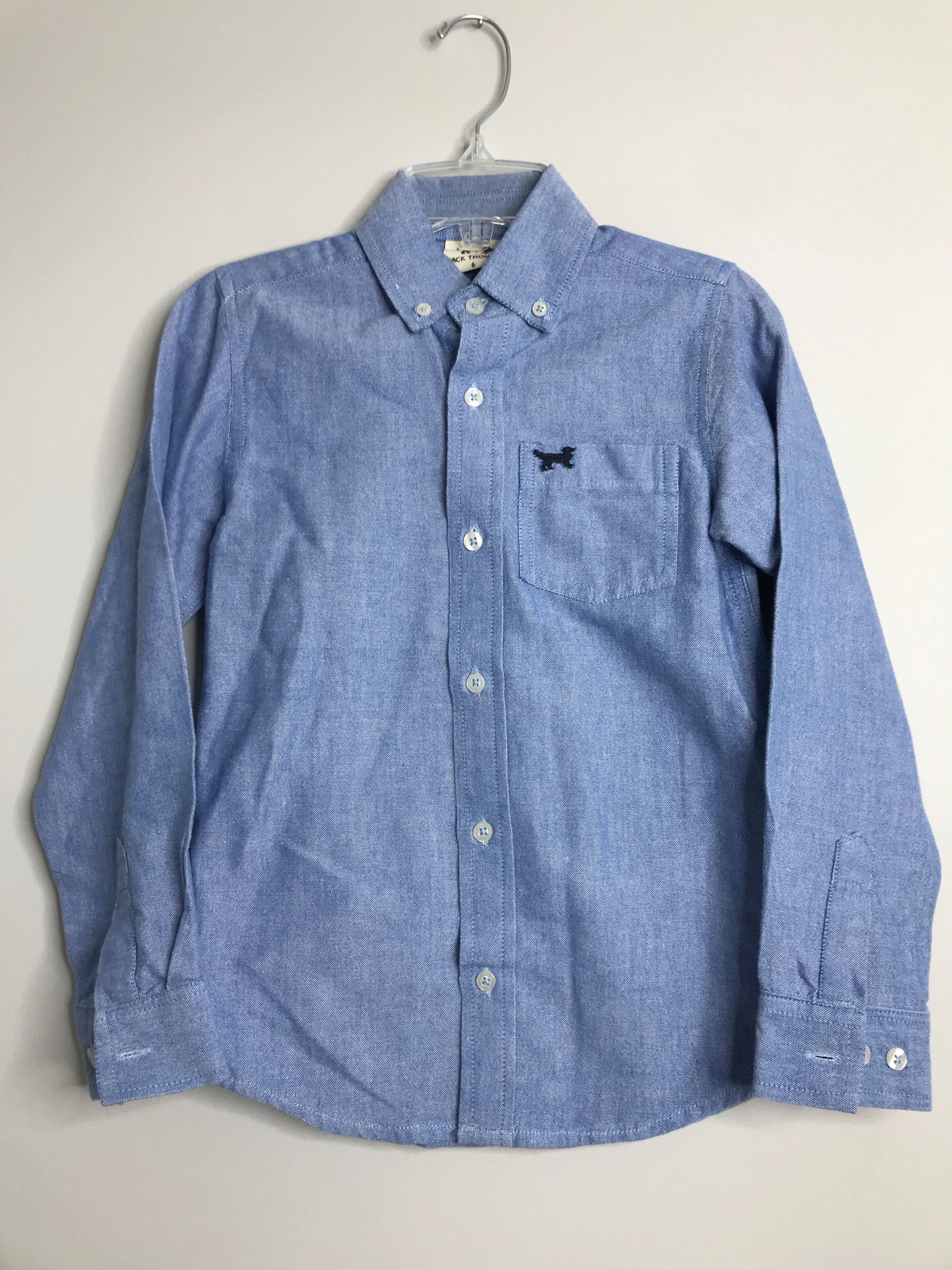 Boys Size 6 Boys Blue Jack Thomas Shirt
