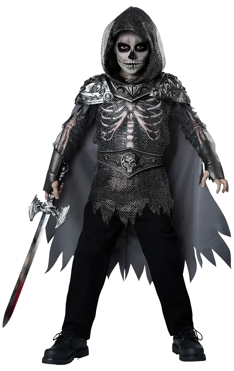 Boys Skull Knight Halloween Costume