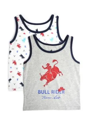 Boys Twin Pack Singlets
