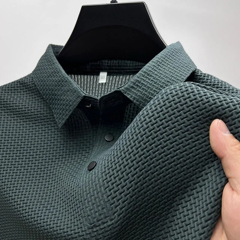 Bracciano Silk Polo Shirt