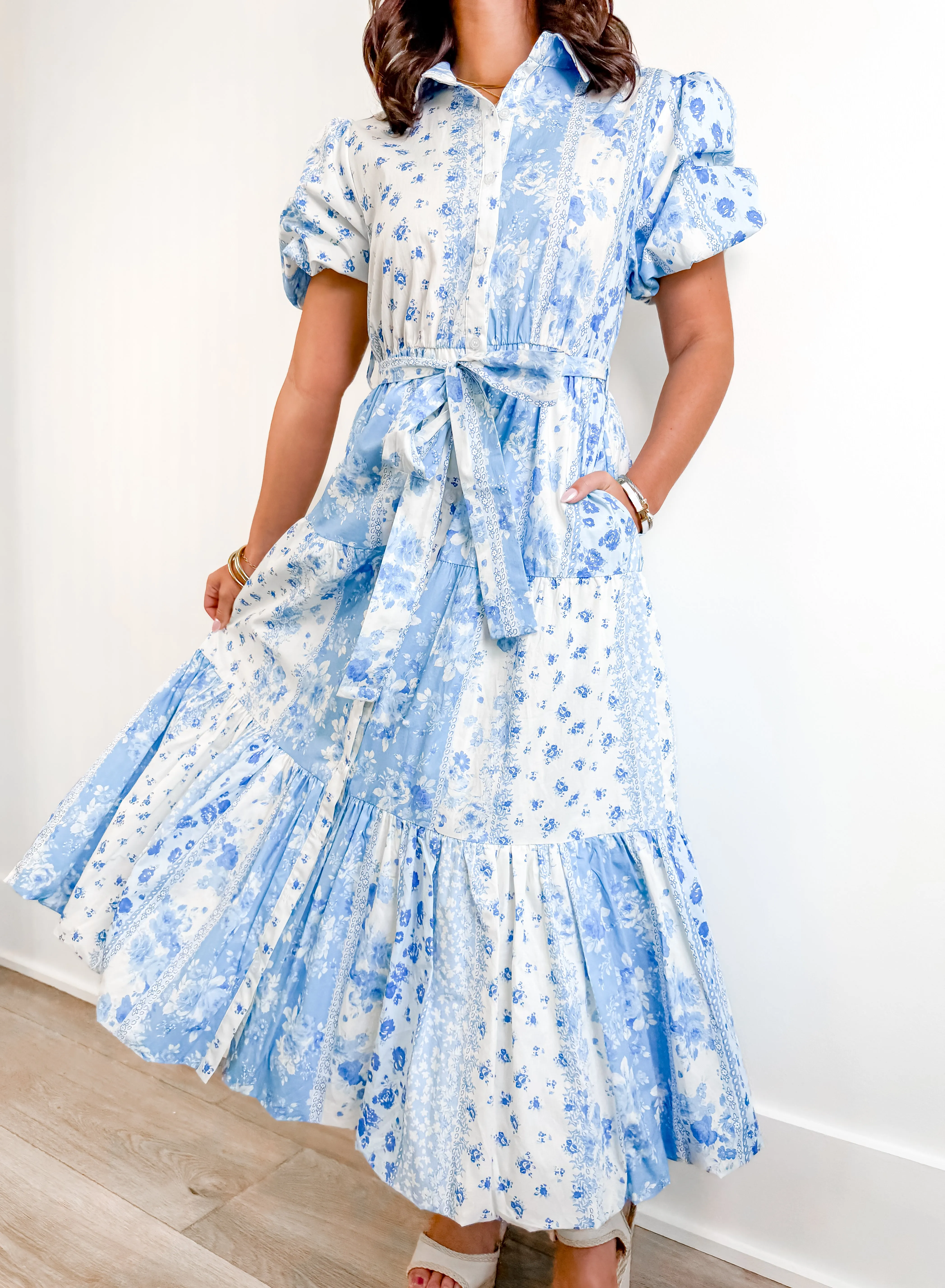 Breezy Blue Maxi Dress