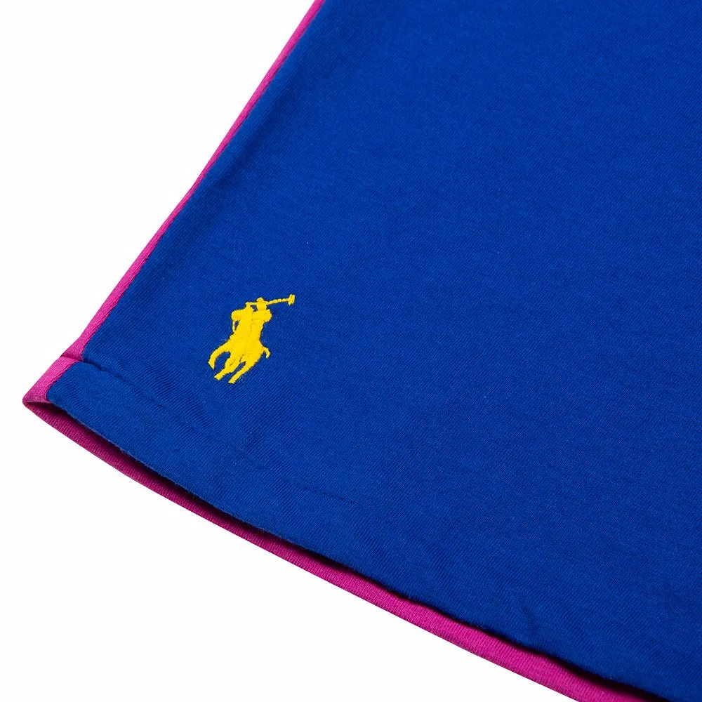 Brushstroke Tee - Blue Mu
