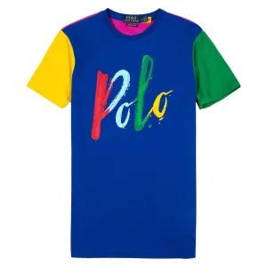 Brushstroke Tee - Blue Mu