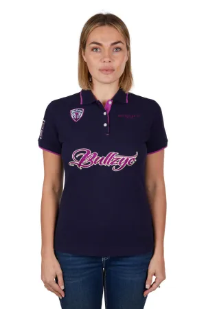 Bullzye Women's Belle Short Sleeve Polo - Navy