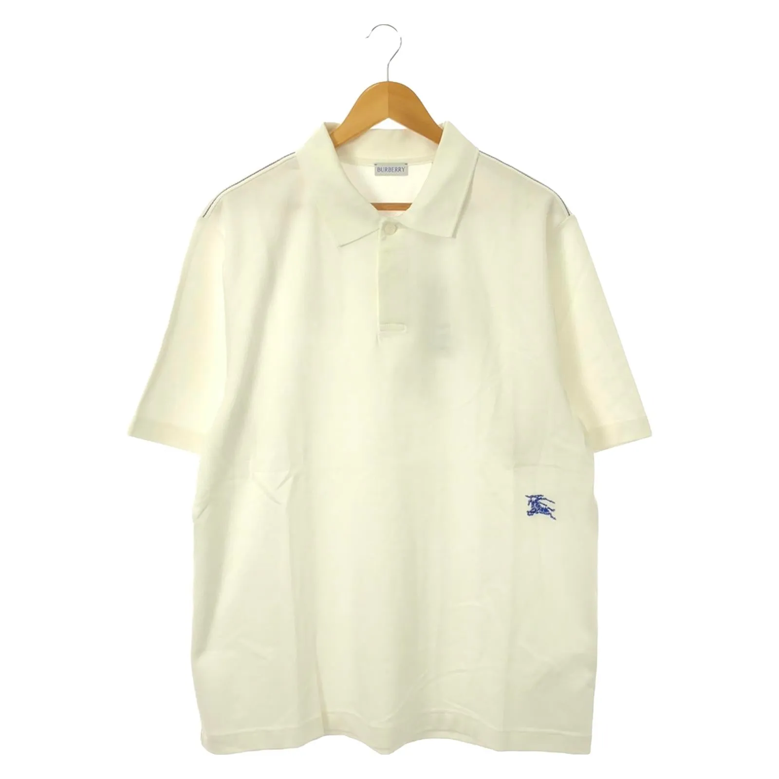 Burberry Cotton Polo Shirt XL White