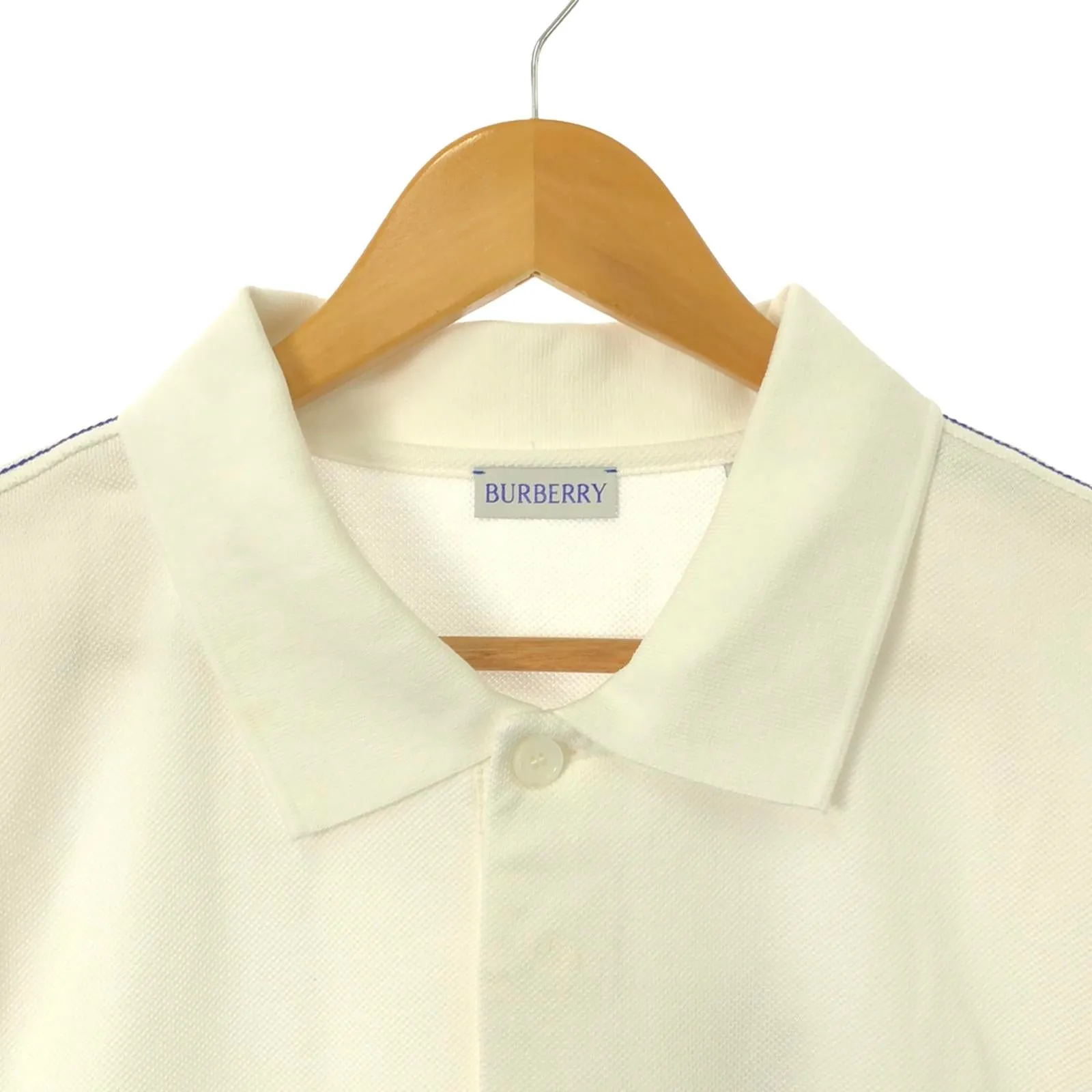 Burberry Cotton Polo Shirt XL White