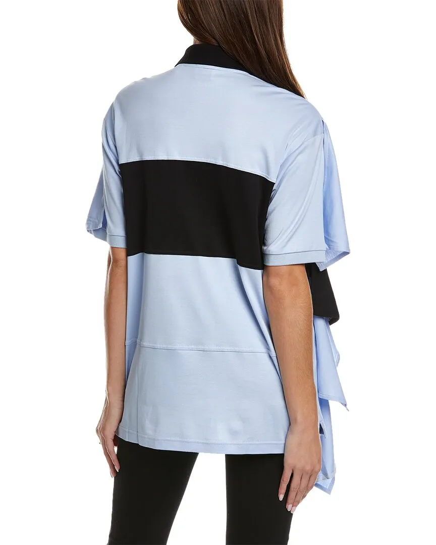 Burberry Silk-Trim Polo Shirt