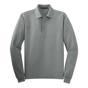 C1308MLS Mens Silk Touch Long Sleeve Polo