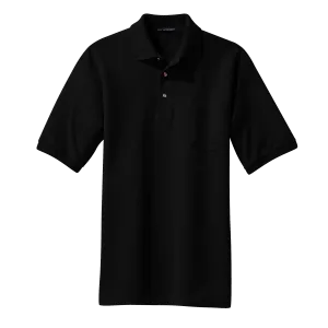 C1309MP Mens Heavyweight Cotton Pique Polo with Pocket