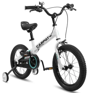 C14112A Ecarpat Kids' Bike 14 Inch Wheels, 1-Speed Boys Girls Child Bicycles For 3-5 Years, With Removable Training Wheels Baby Toys, Coaster U Brake