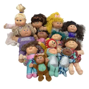 Cabbage Patch Kids CPK Preowned 13 Baby Dolls LOT Boys Girls Blonde Brunette