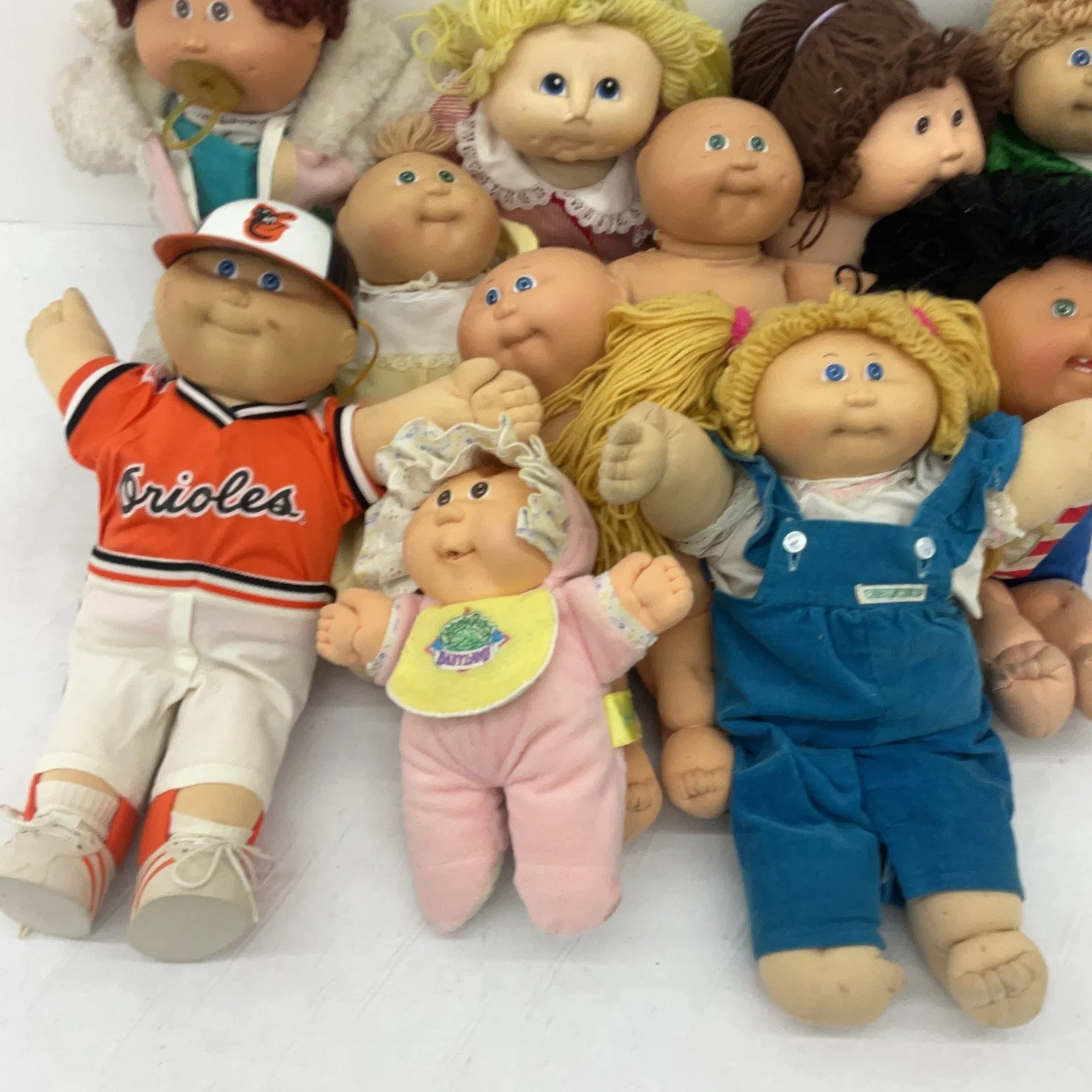 Cabbage Patch Kids CPK Preowned Baby Dolls LOT Boys Girls Blonde Brunette 12 lbs