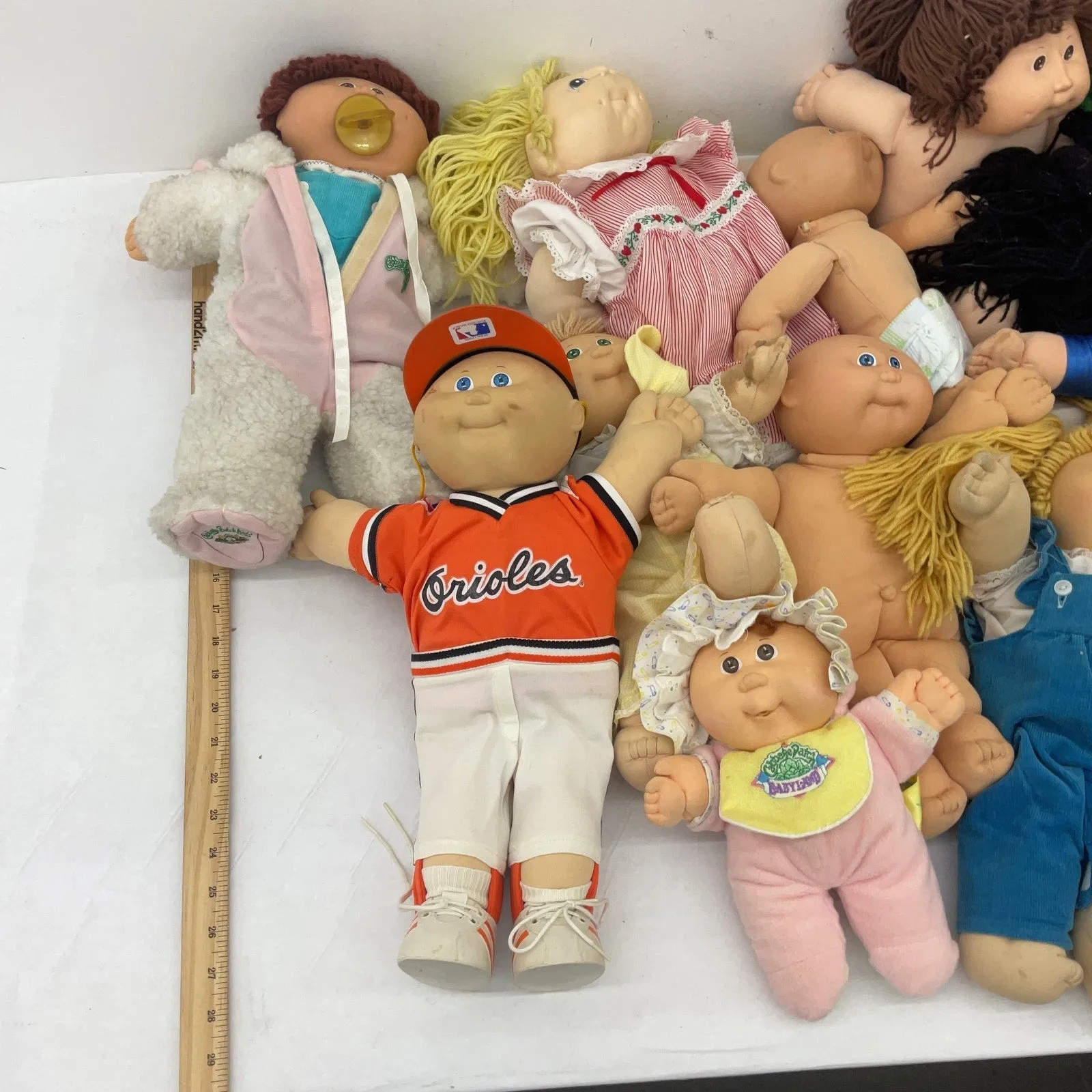 Cabbage Patch Kids CPK Preowned Baby Dolls LOT Boys Girls Blonde Brunette 12 lbs