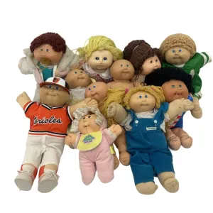 Cabbage Patch Kids CPK Preowned Baby Dolls LOT Boys Girls Blonde Brunette 12 lbs